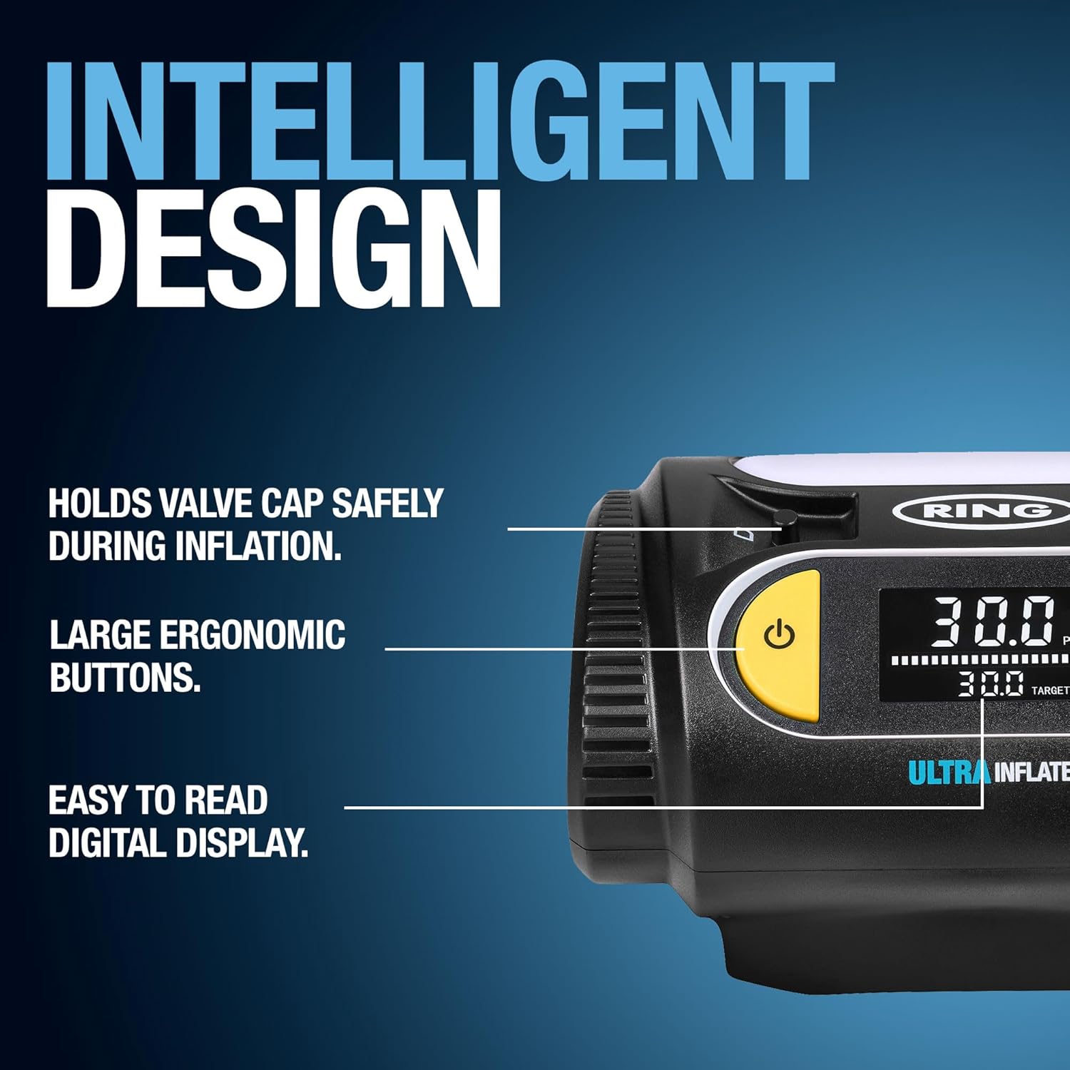 Thumbnail 5 de RING ULTRAINFLATE 20 Digital Tyre Inflator Air Compressor