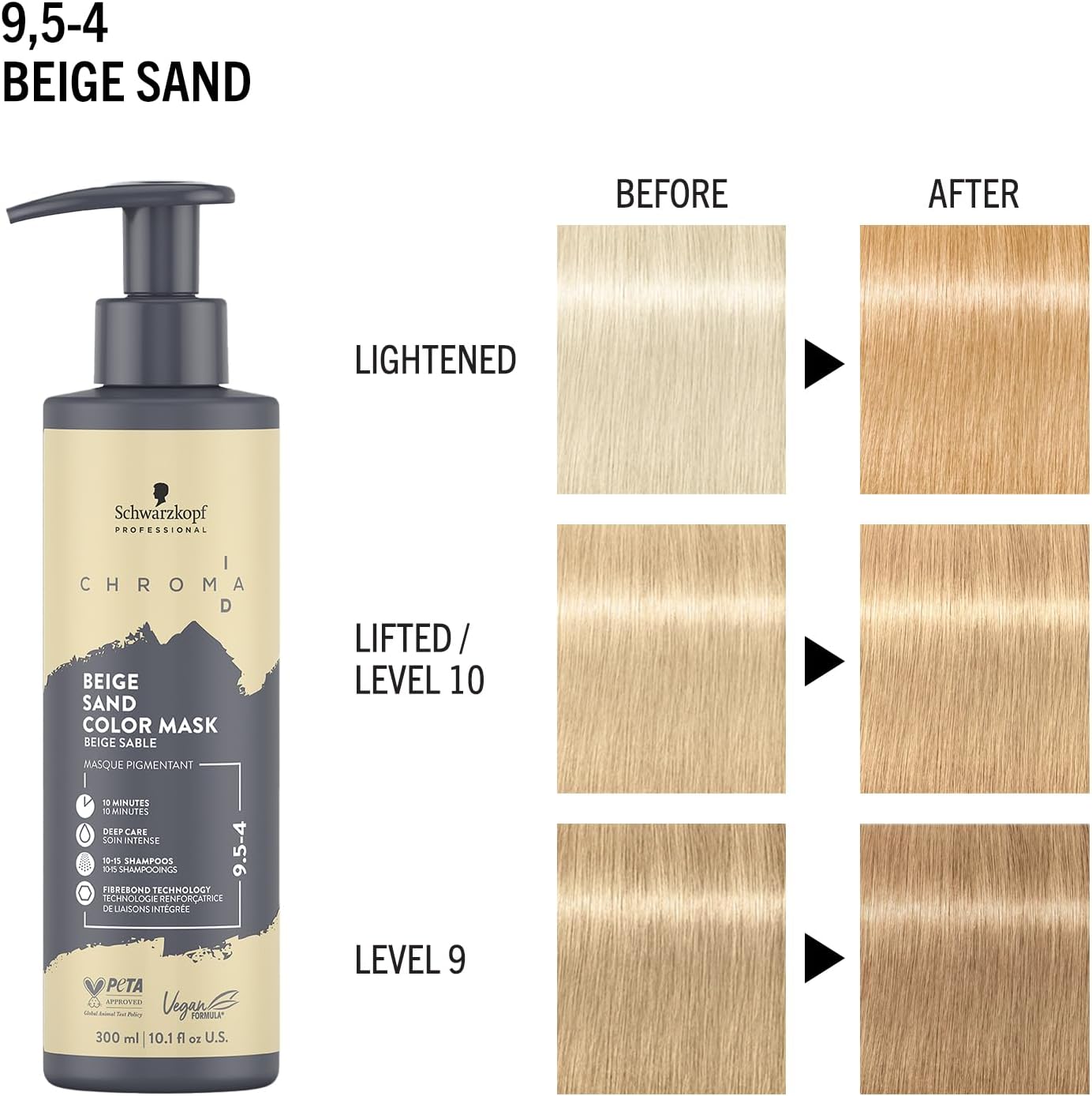 Detalle de Schwarzkopf Professional CHROMA ID Bonding Color Mask – Bonding Colour for Blonde & Light Brunette Hair