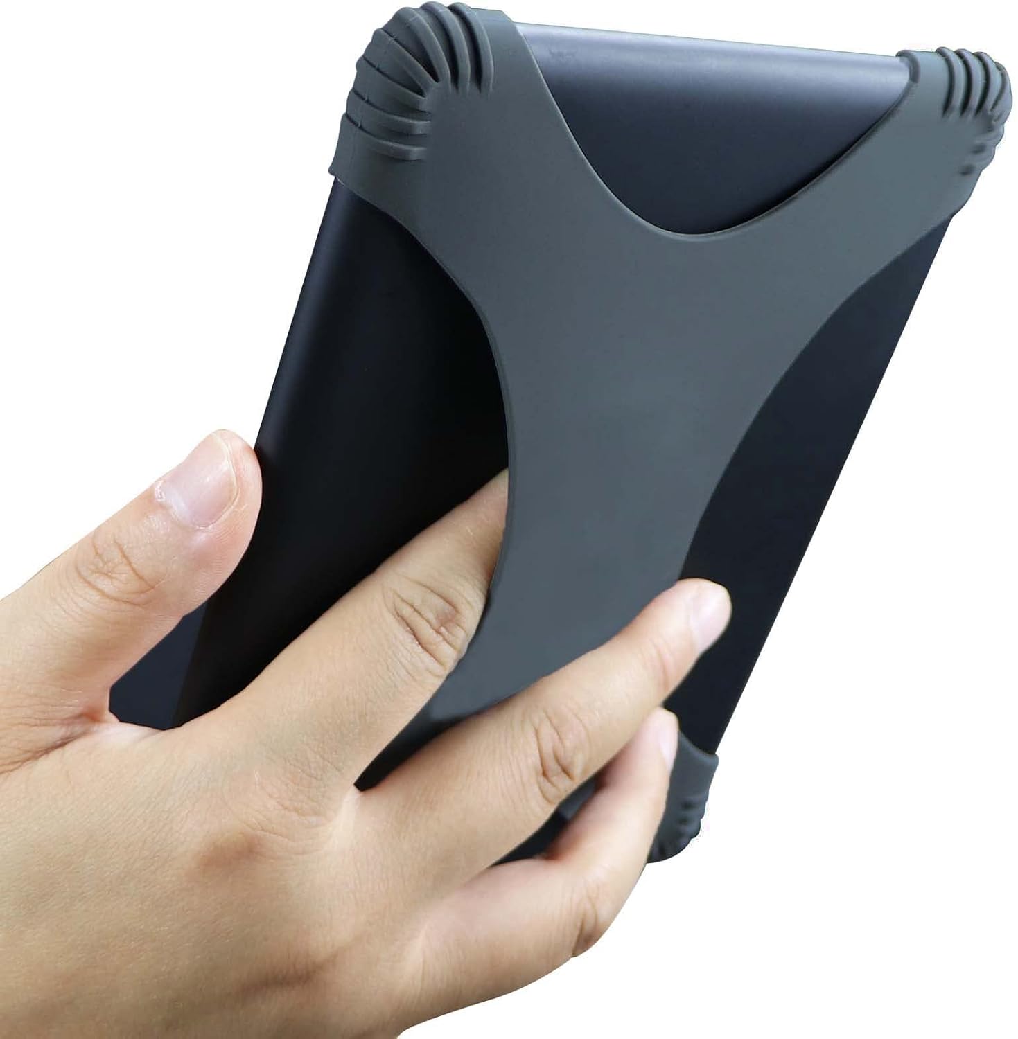 Detalle 2 de ZhaoCo Universal Anti-Rutsch Silikon Handschlaufe Griff Halter für 6–7 Zoll Kindle, Kobo & Sony eReader – Blau