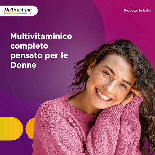 Detalle 2 de Multicentrum Donna – Integratore Multivitaminico Completo, 60 Compresse
