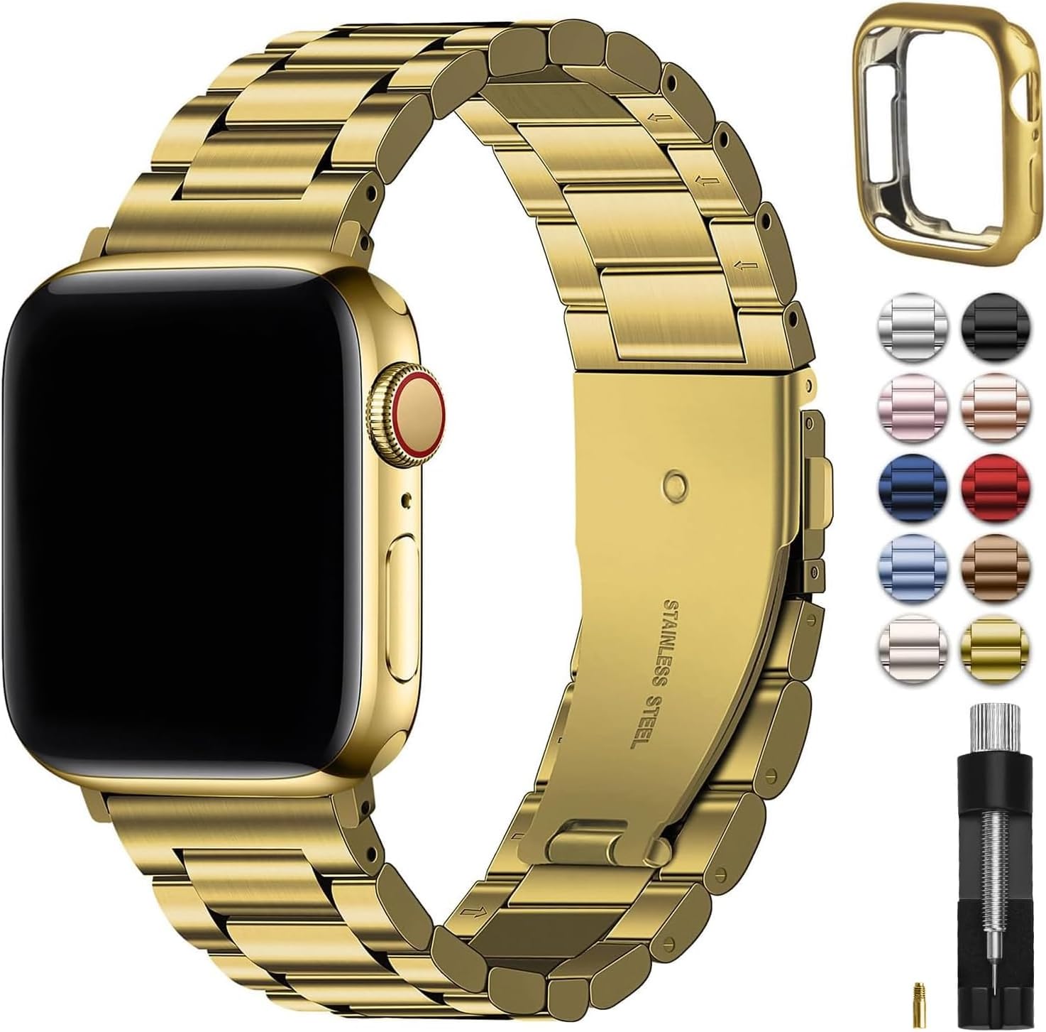 Thumbnail 6 de Fullmosa Metal Band for Apple Watch 46mm