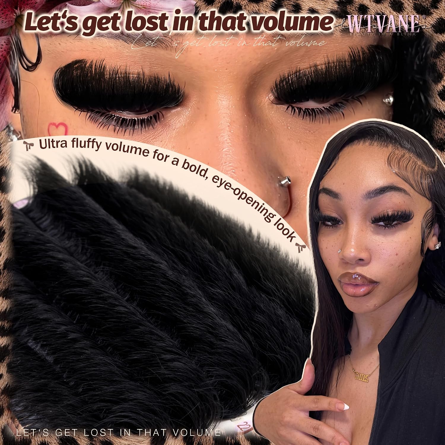 Thumbnail 6 de WTVANE 260D Lash Clusters, 10–18 mm D Curl Mega Volume Lashes