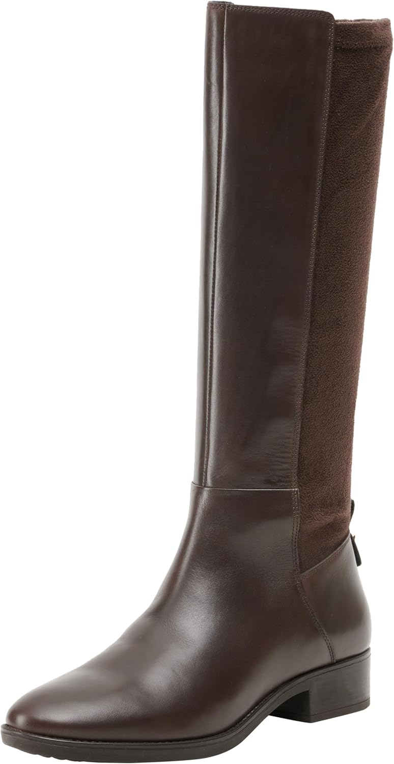 Detalle de Geox D Felicity D, Botas Elegantes para Mujer Marrón