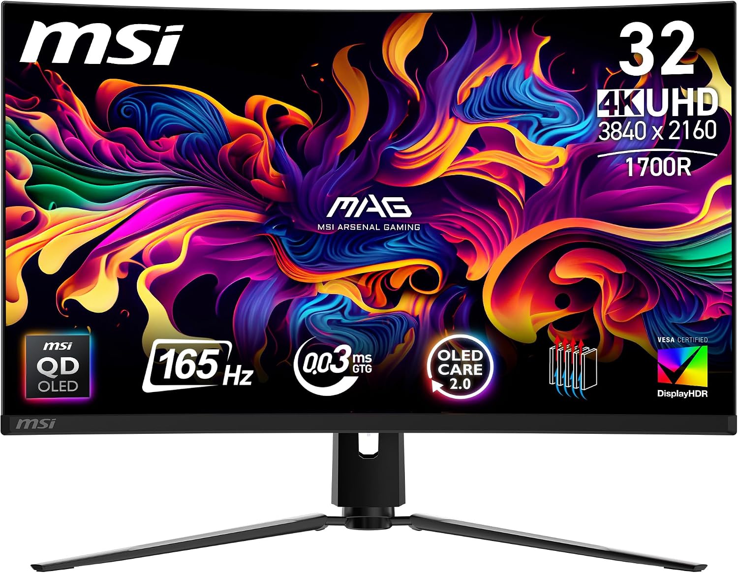 Detalle de MSI MAG 321CUPDE QD-OLED Gaming Monitor 32 Zoll