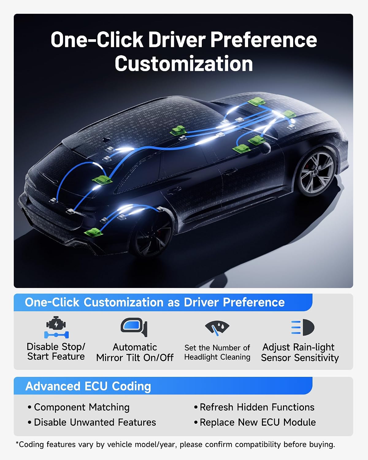 Detalle 2 de TOPDON ONE OBD2 Scanner Diagnostic Tool with ECU Coding, OE Topology, J2534 Pass-Thru and 50+ Services