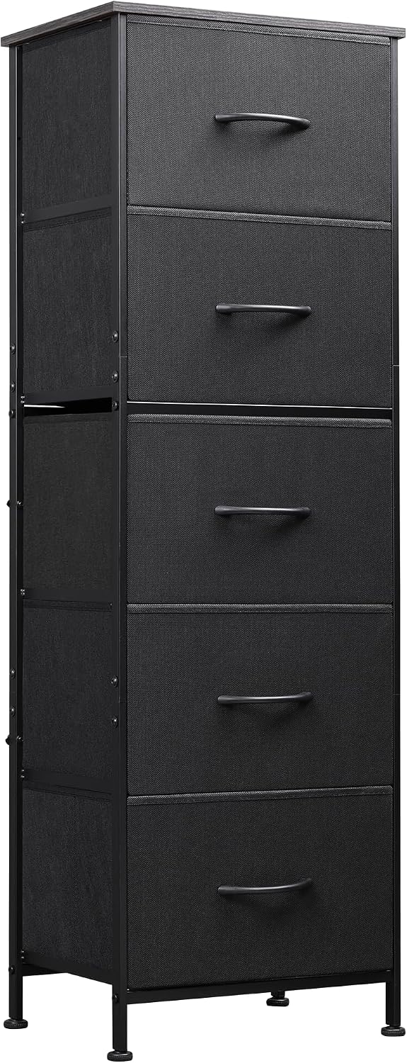 Detalle de WLIVE Fabric Dresser 5-Drawer 47.5" Tall