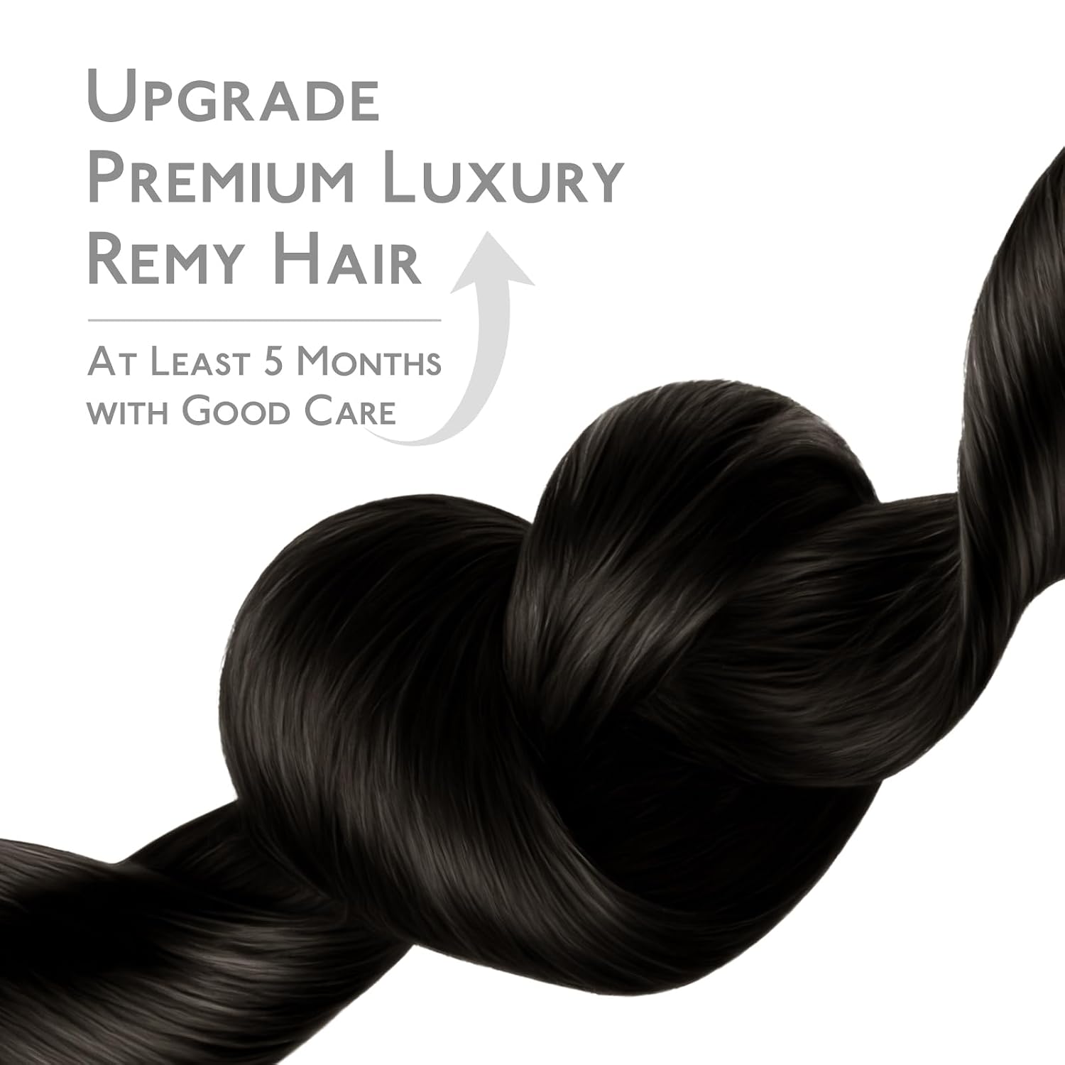 Thumbnail 5 de WENNALIFE Sew In Hair Extensions: Real Human Hair, 24'', Thick & Invisible Weft
