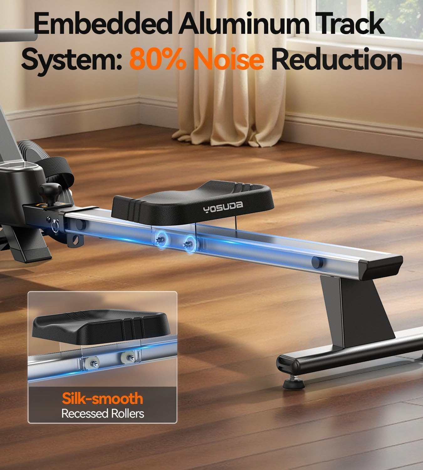 Detalle de YOSUDA Magnetic Rowing Machine