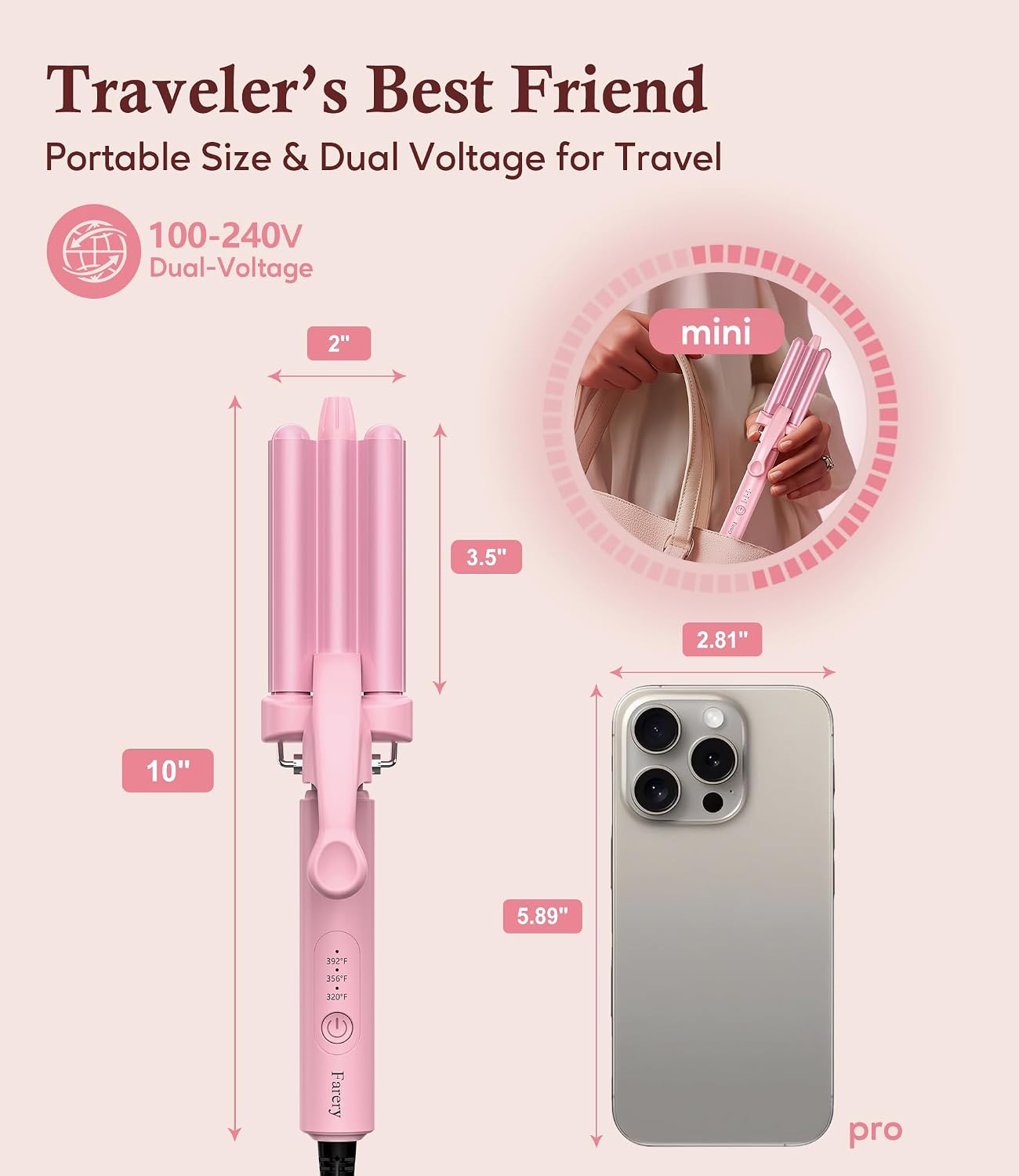 Thumbnail 3 de Farery Mini Hair Waver, 1/2-Inch