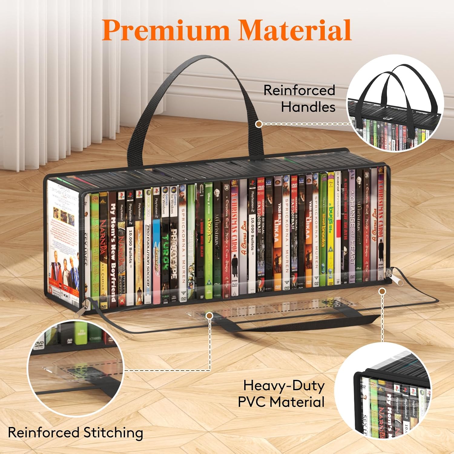 Detalle de Lifewit DVD Storage Bags, 210-disc capacity