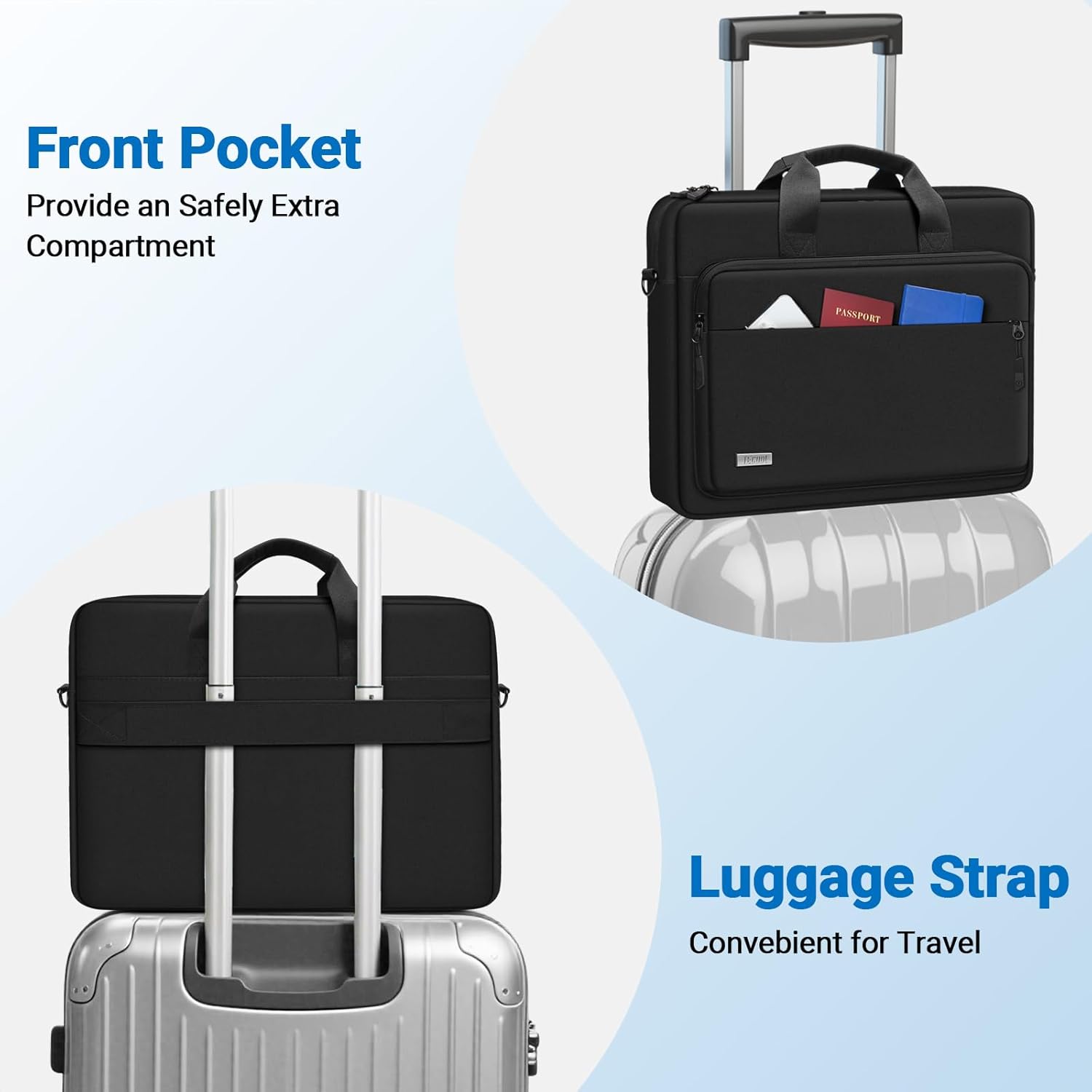 Thumbnail 4 de TECOOL 15.6 Laptoptasche für 16 Zoll Notebook