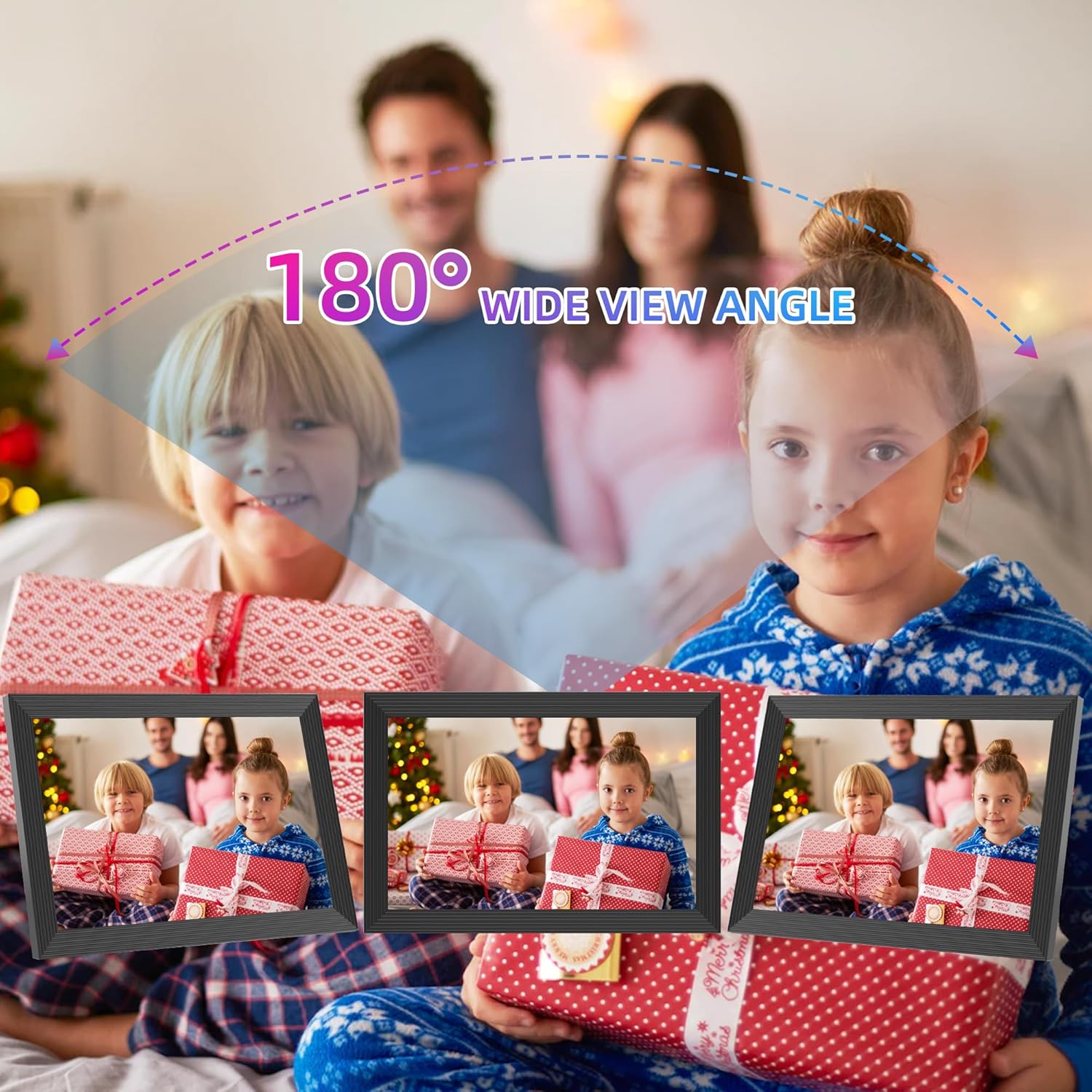 Thumbnail 6 de REUMAR FRAMEO Digital Photo Frame (10.1-inch) with 32GB WiFi, Auto-Rotate & Touch Screen