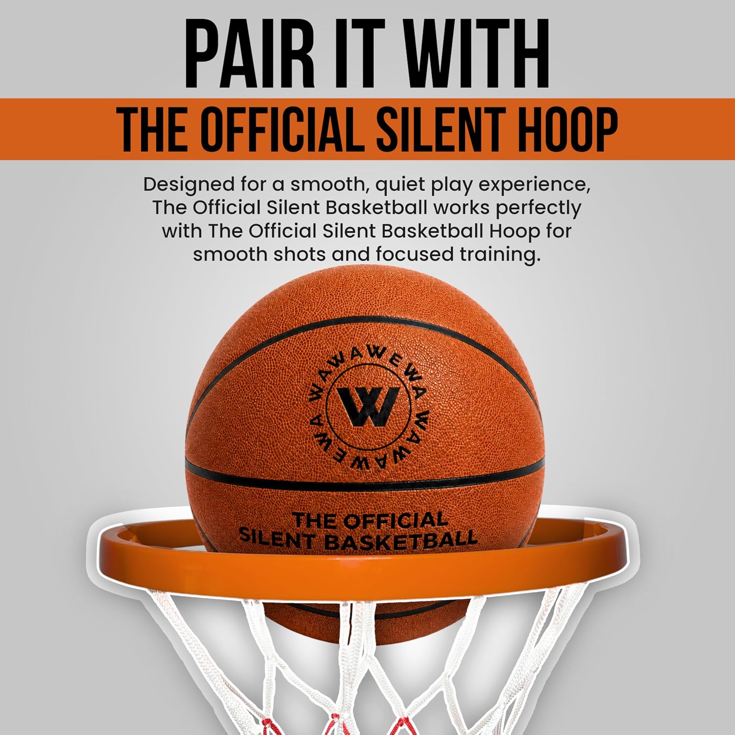 Thumbnail 4 de WAWAWEWA The Official Silent Basketball 29.5"
