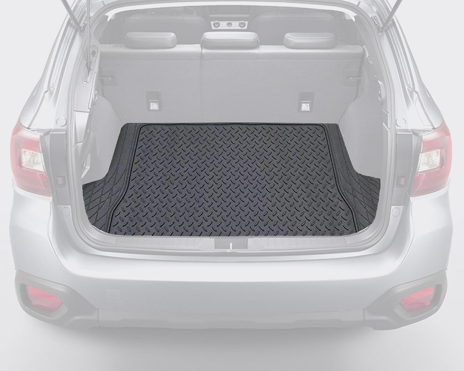 Detalle de Auto Accessori Lupex universele kofferbakmat van PVC, 142 x 111 cm, zwart