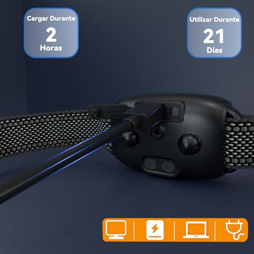 Thumbnail 6 de Meloive Collar Antiladridos para Perro — Collar Vibración Recargable, 8 Niveles y 4 Modos