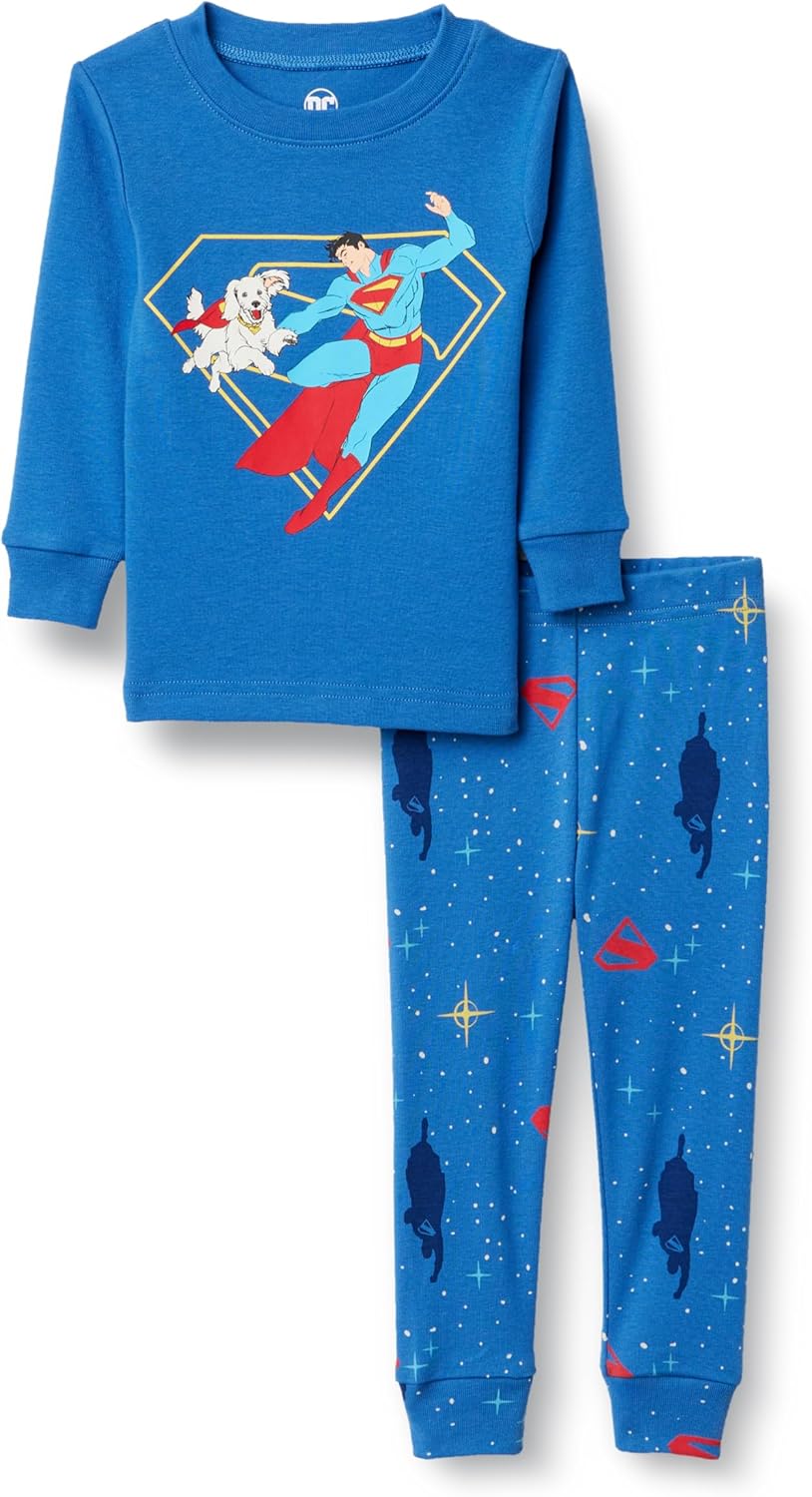 Detalle de Amazon Essentials Babies, Toddlers and Boys' Snug-Fit Cotton Pajama Set (Multipacks)