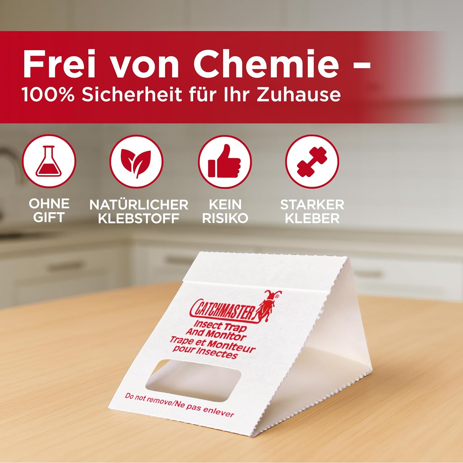 Thumbnail 1 de Catchmaster Schabenfalle 100i – 30 Premium Klebefallen für schabenartiges Ungeziefer, Monitoring & Bedarfsermittlung