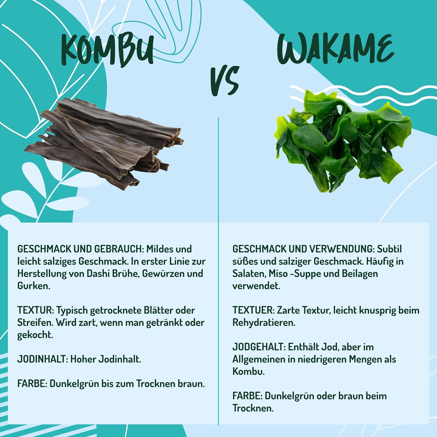 Thumbnail 6 de Bio Kombu Algen Vegan – 40 g | Premium Bio-Kombu, sonnengetrocknet