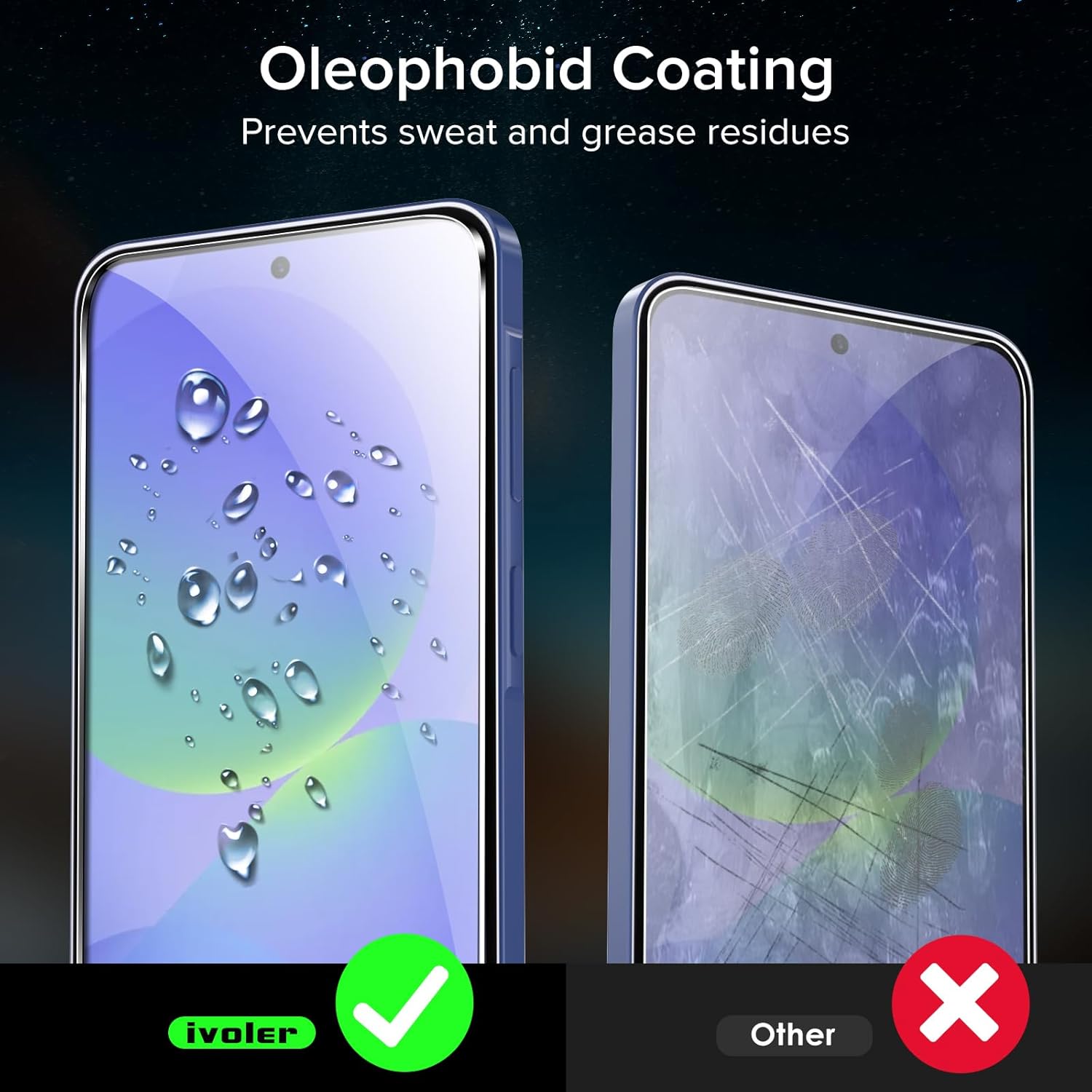 Detalle de ivoler Verre Trempé pour Samsung Galaxy A57 5G (2 pack) – 9H, anti-rayures, pose sans bulles