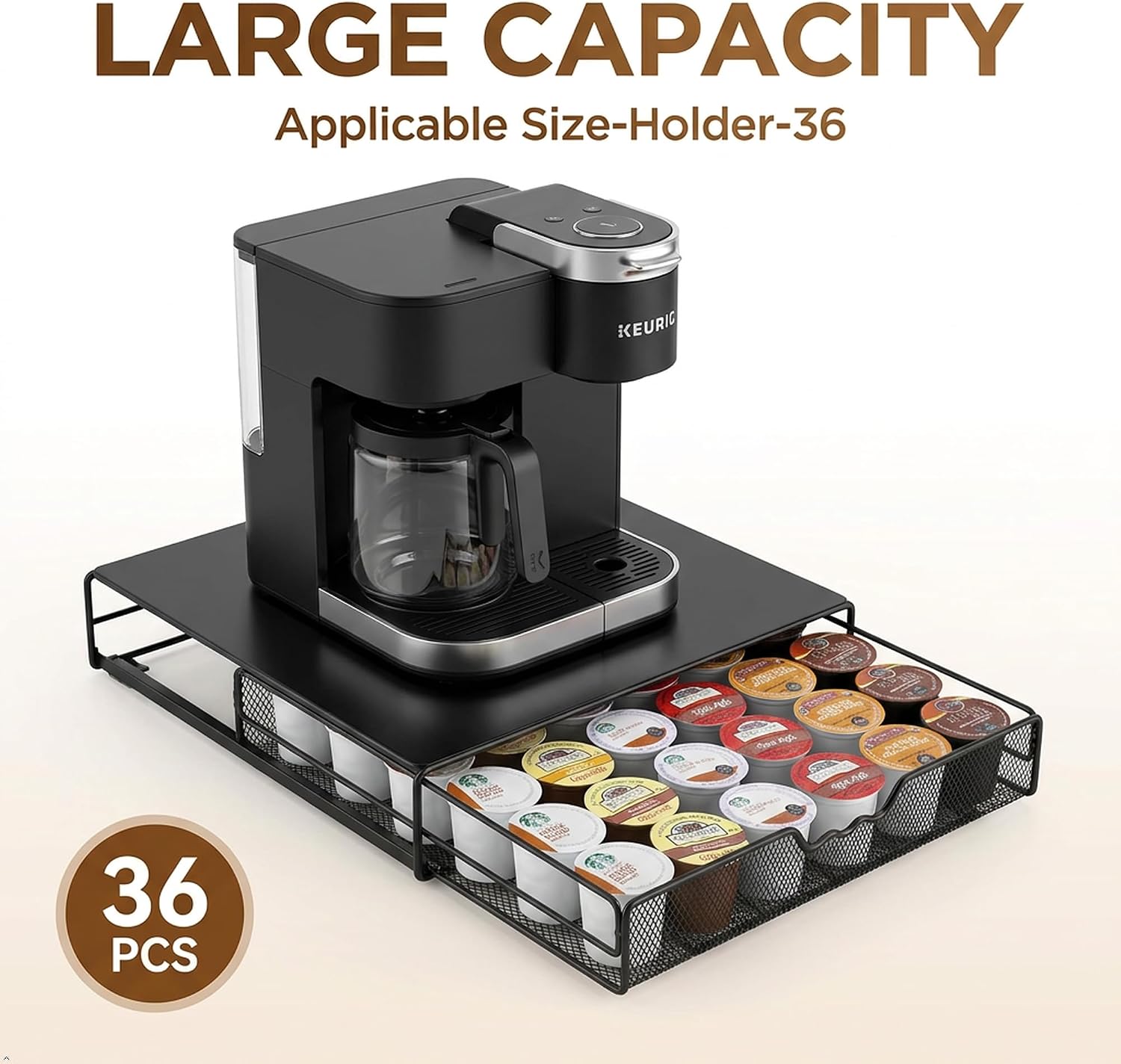 Thumbnail 5 de DecoBrothers K-Cup Holder for 36 Pods