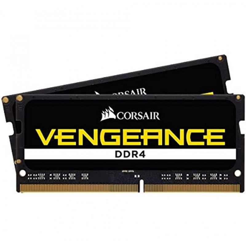 Detalle de Corsair Vengeance SO-DIMM DDR4 3000MHz 32GB (2x16GB) CL18 – rendimiento móvil fácil y estable