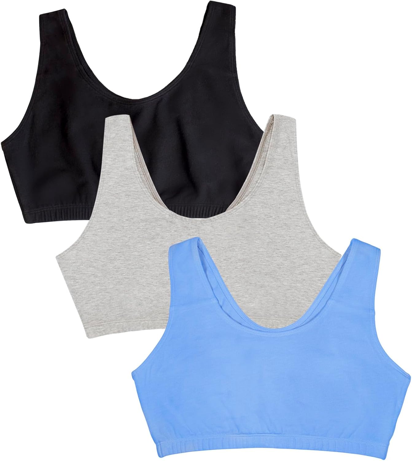 Detalle de Fruit of the Loom Women's Cotton Tank Bra for Women — Ultimate Comfort & Breathable Fit