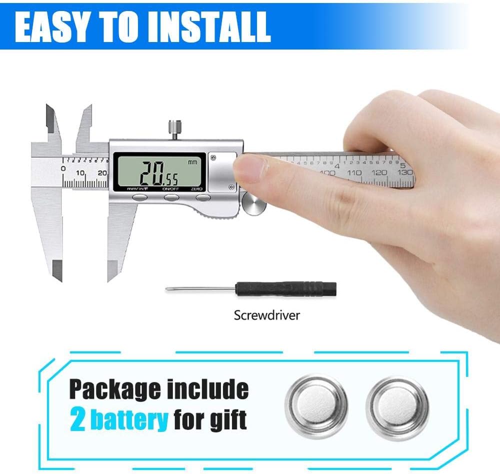 Detalle 1 de Digital Caliper, 6-Inch