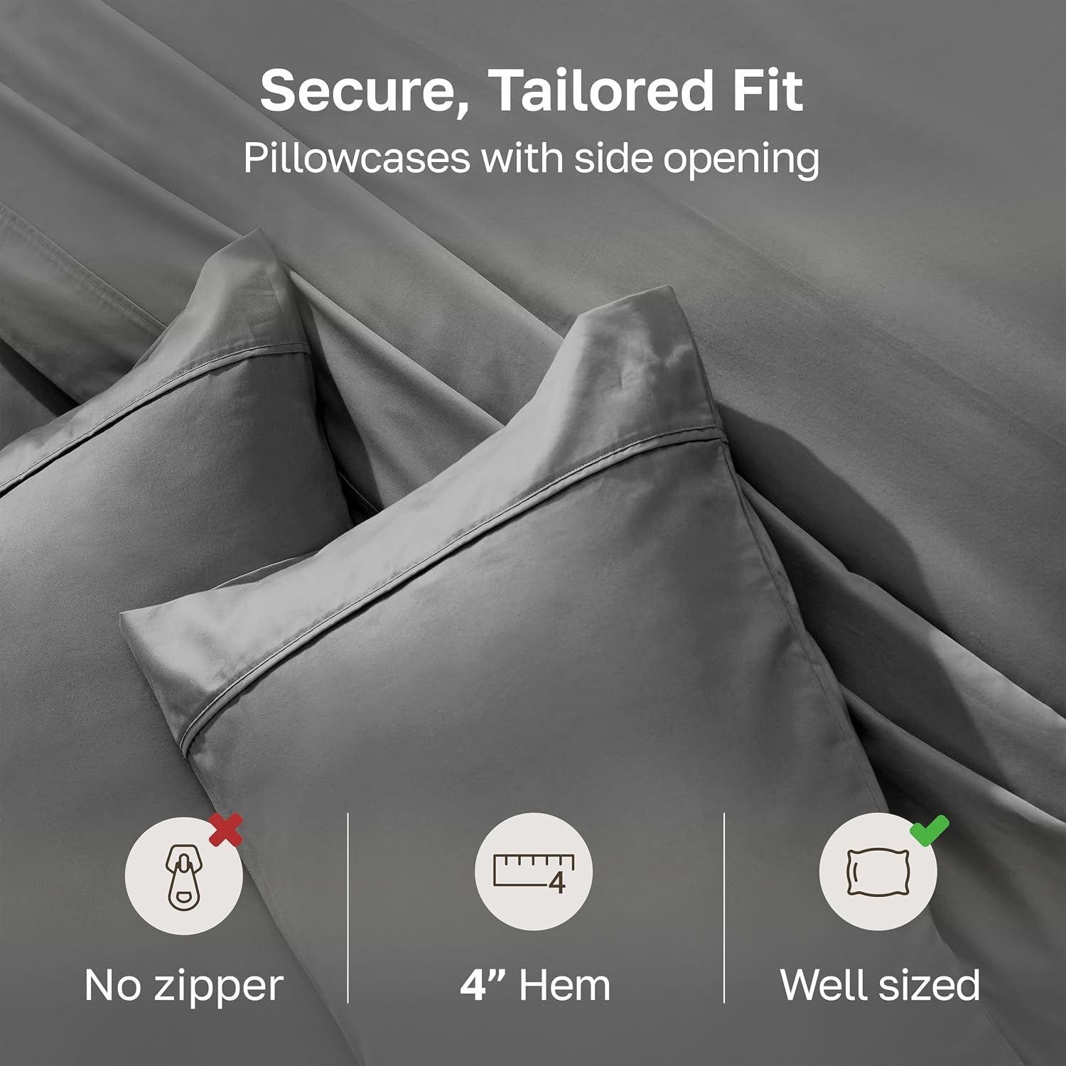 Thumbnail 3 de California Design Den Cotton Pillowcases, 400 Thread Count