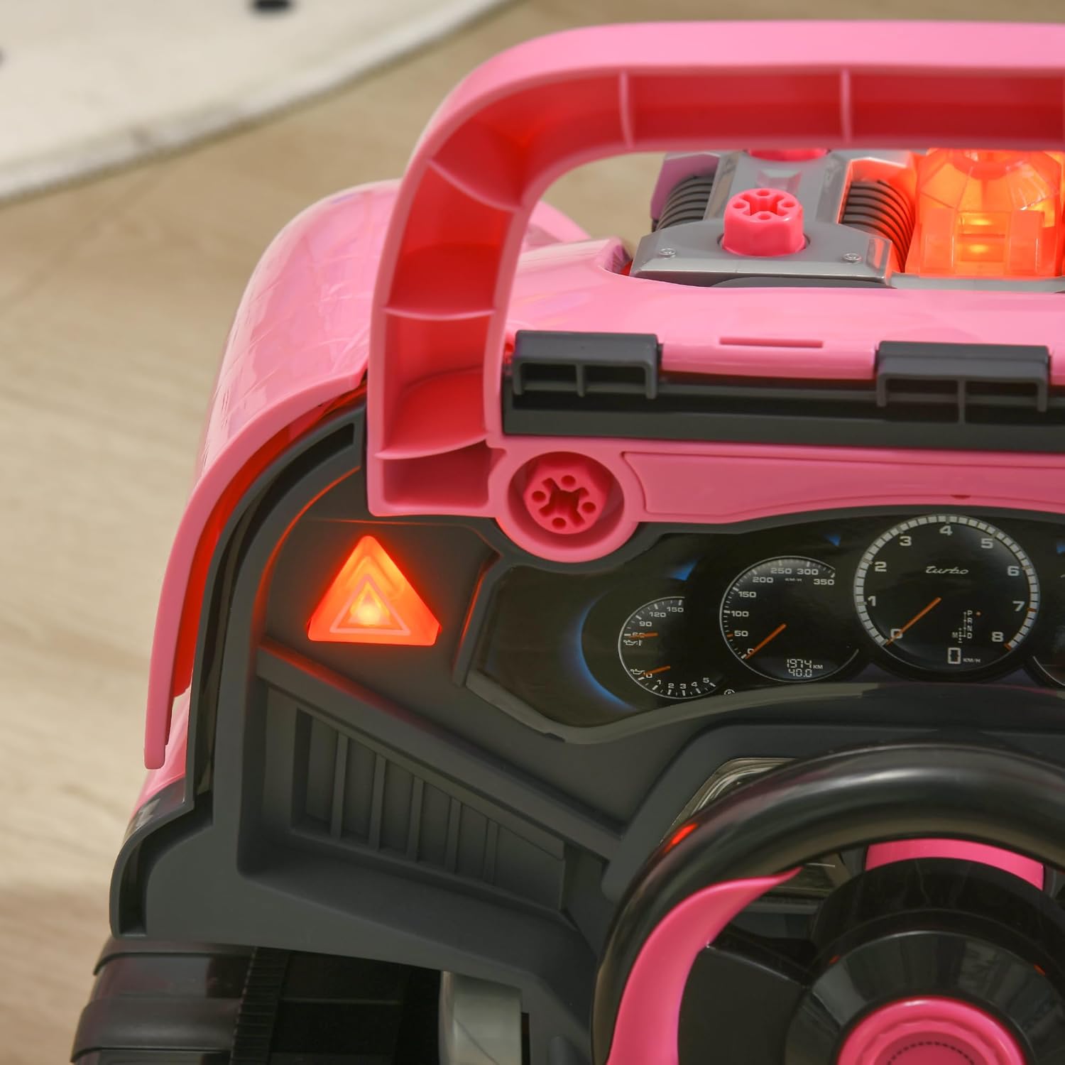 Thumbnail 8 de HOMCOM Camión de Juguete para Niños +3 Años 🚗 61 Piezas Rosa