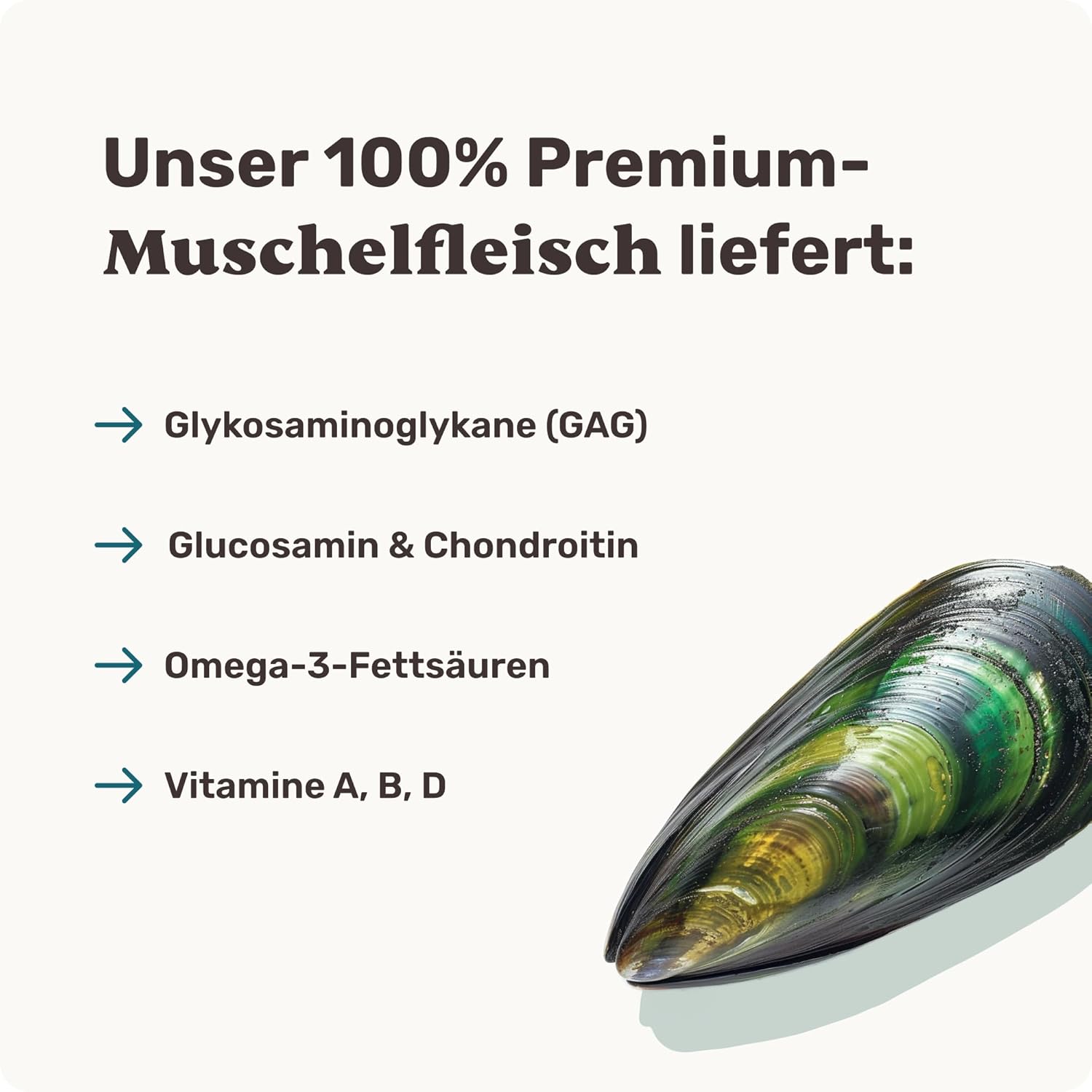 Detalle de Grünlippmuschel Gelenk-Snacks für Hunde von mammaly – ca. 200 Leckerlis (340 g)