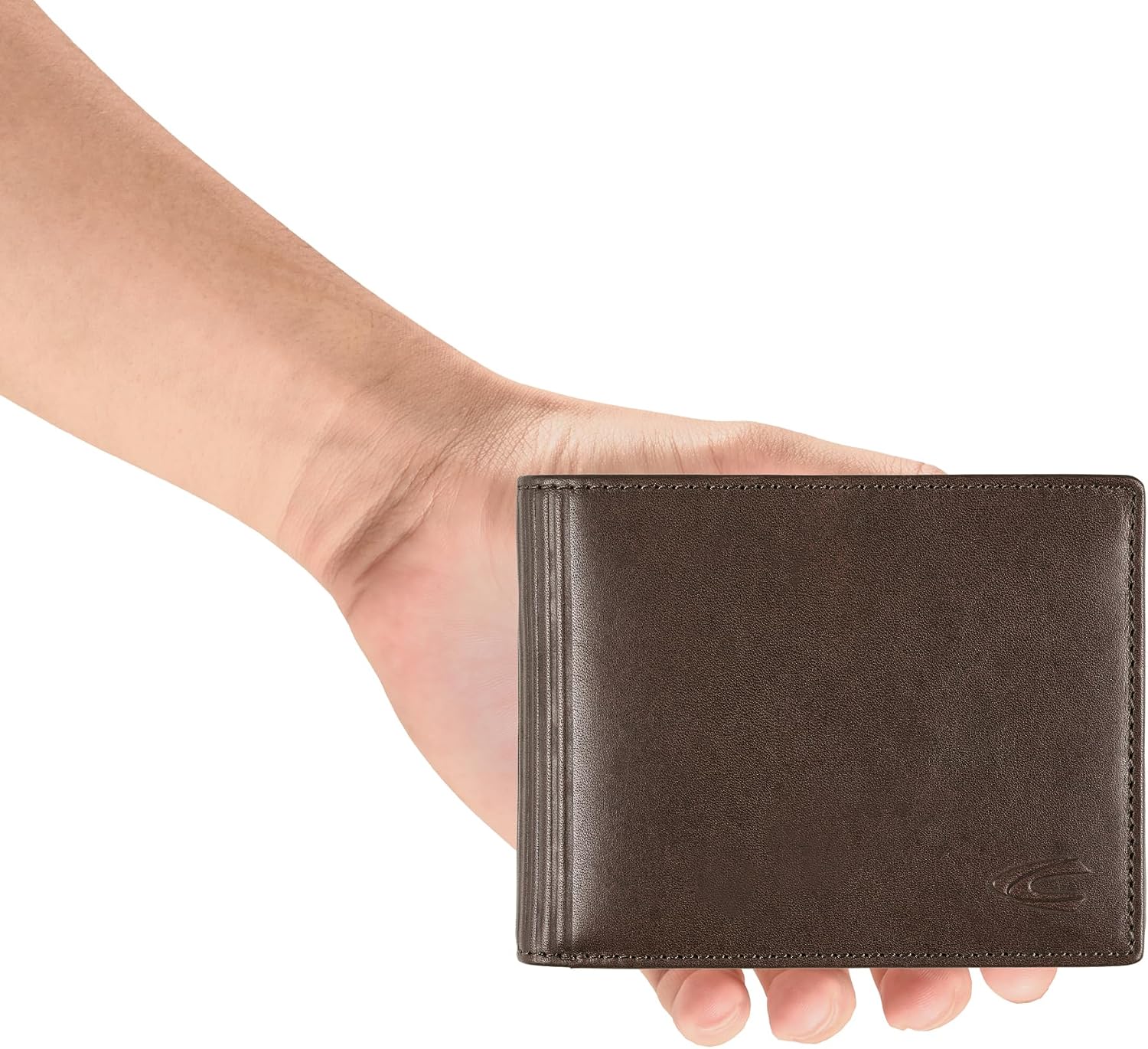 Thumbnail 2 de Camel Active Cliff Geldbörse Herren Querformat Mittelgroß Braun – RFID-Schutz aus Leder