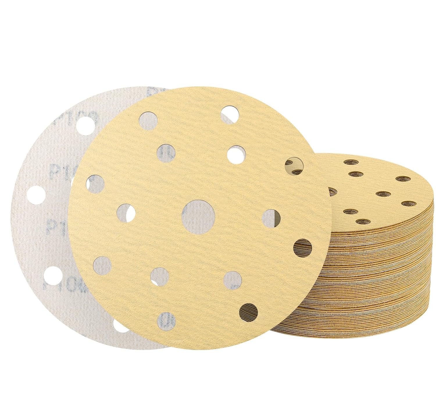 Thumbnail 6 de SATC 110PCS 150mm Sanding Discs – 6 Holes, Hook & Loop, 150mm Orbital Sander Discs (40–1000 Grits)