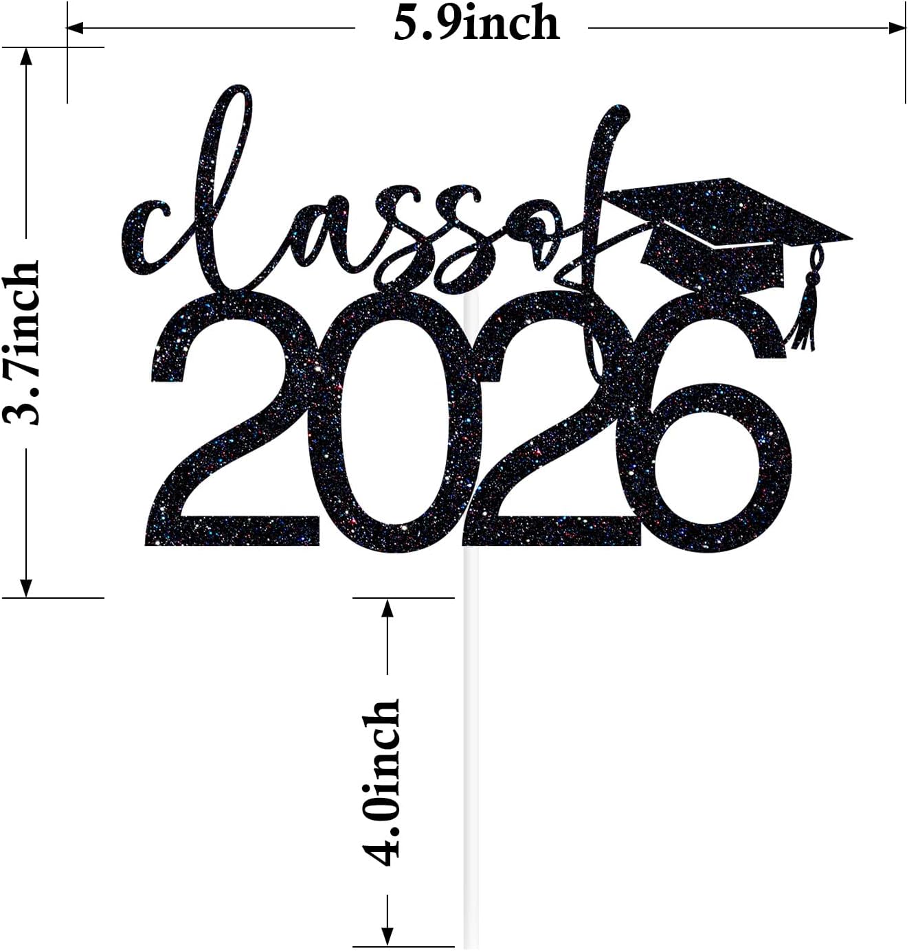 Thumbnail 5 de Graduation Cake Topper, Class of 2026