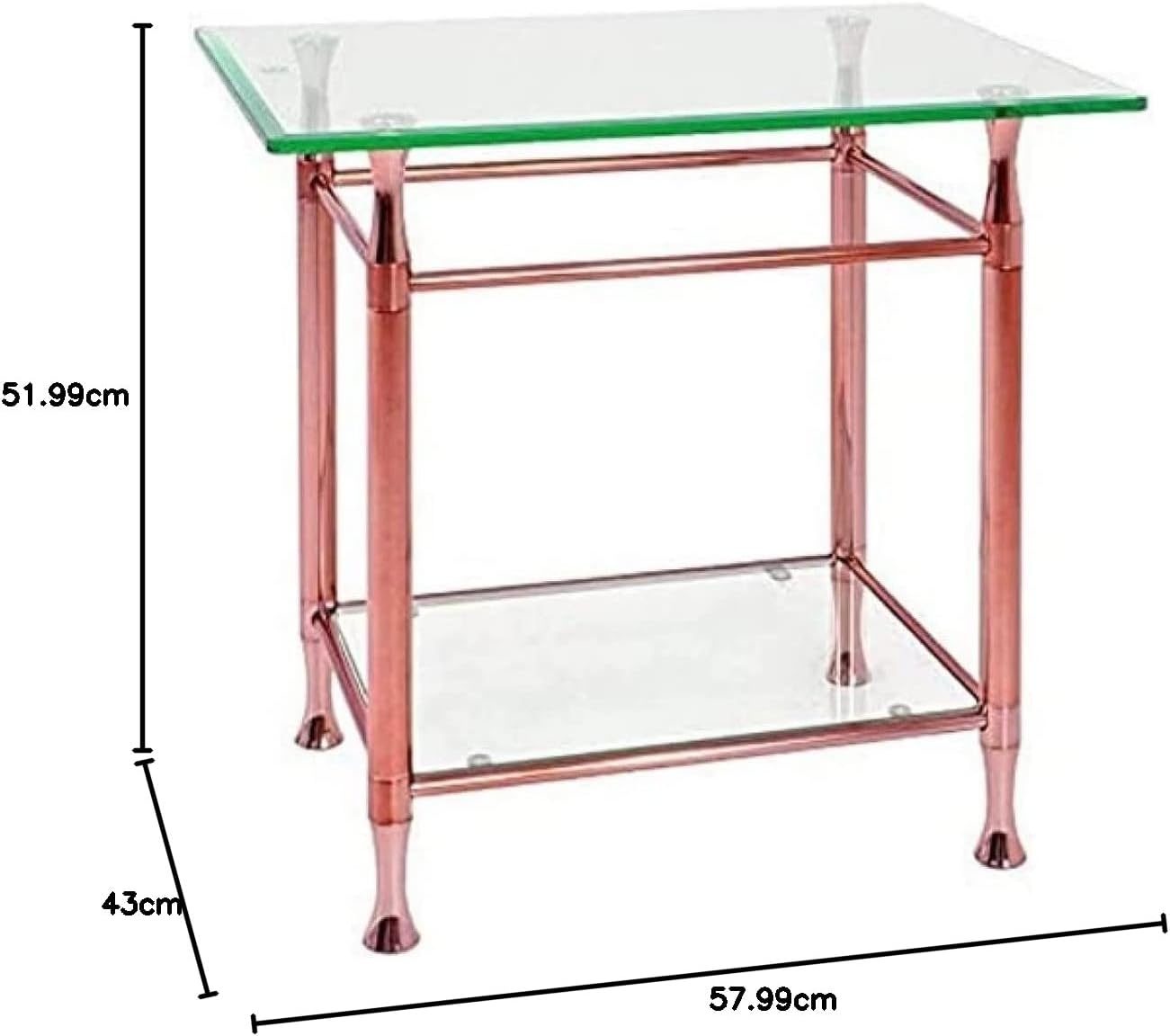 Detalle de HAKU Möbel Tavolino rame 58 cm 🛋
