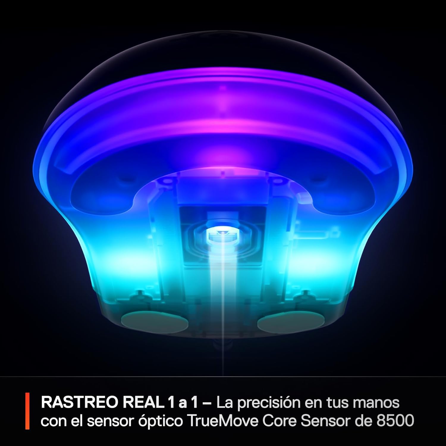 Detalle de SteelSeries Rival 3 Gen 2 Ratón Gaming con RGB y 8500 dpi