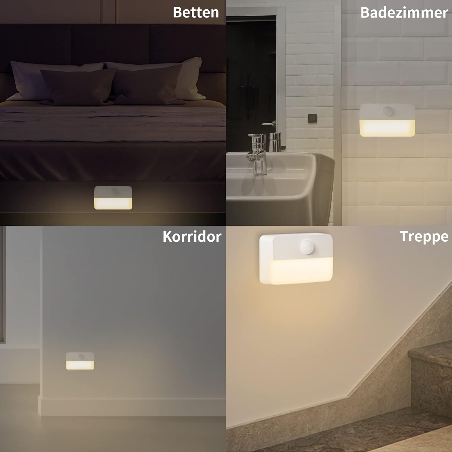 Thumbnail 5 de SAMALICAR LED Nachtlicht Bewegungsmelder 3000K