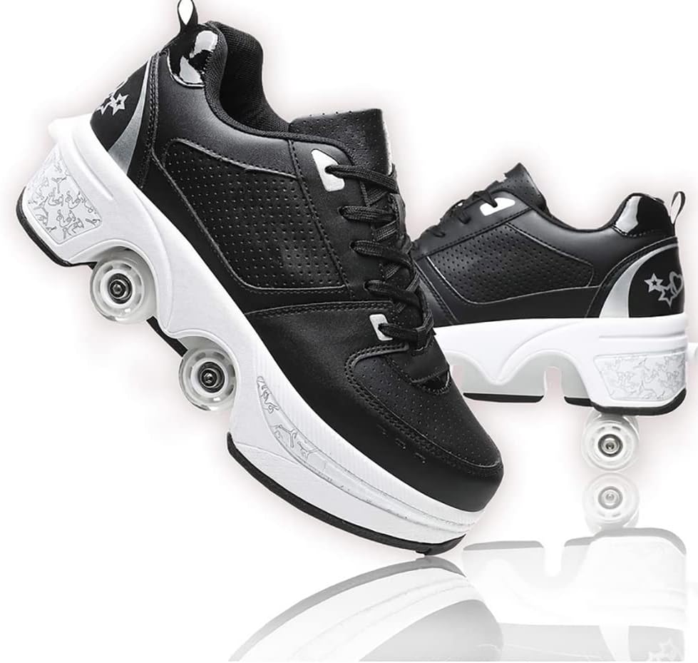Detalle de Schuhe mit Rollen Rollschuhe Skate 2-in-1