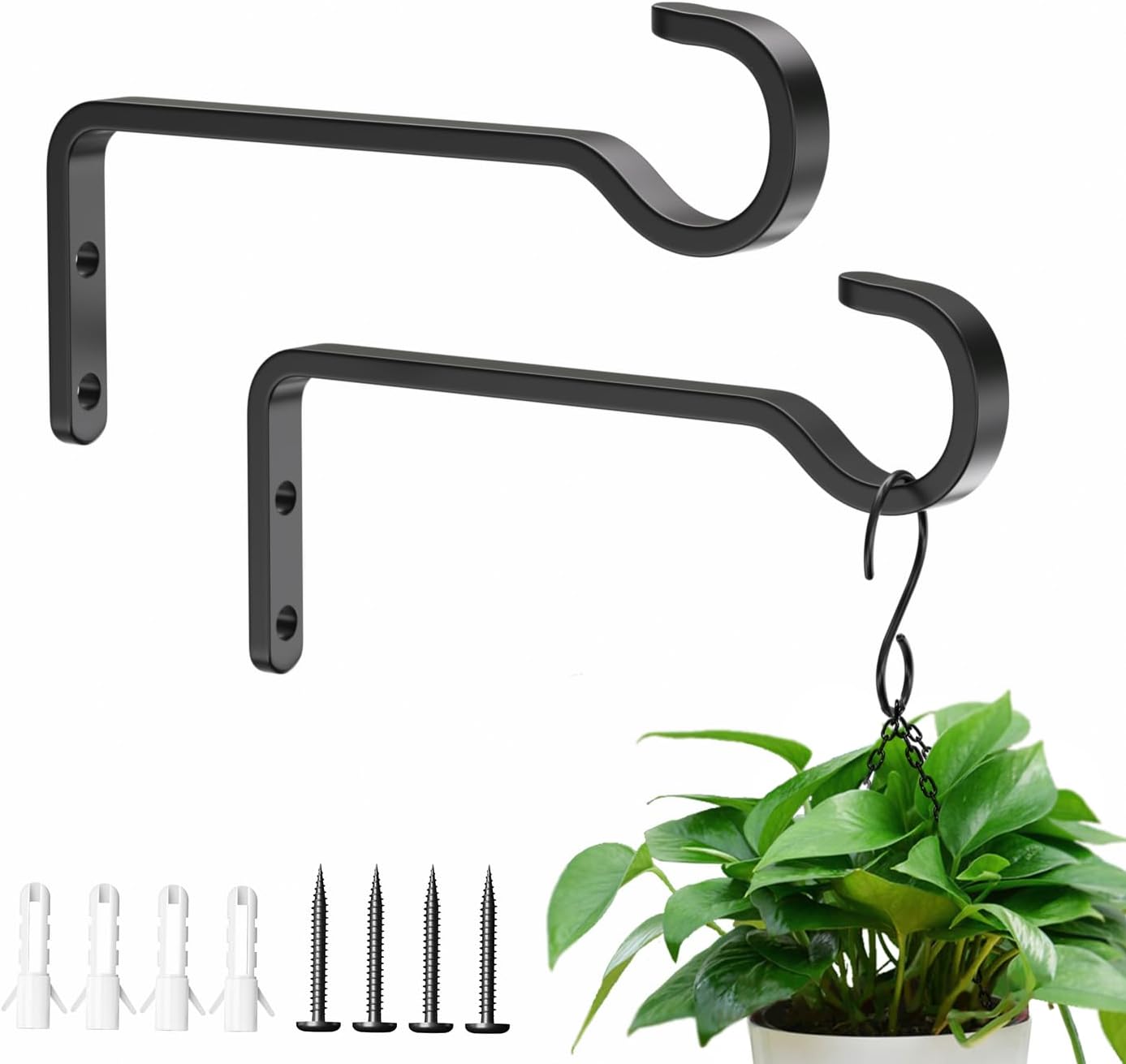Detalle de saffruff 2 Pack 15cm Plant Hooks