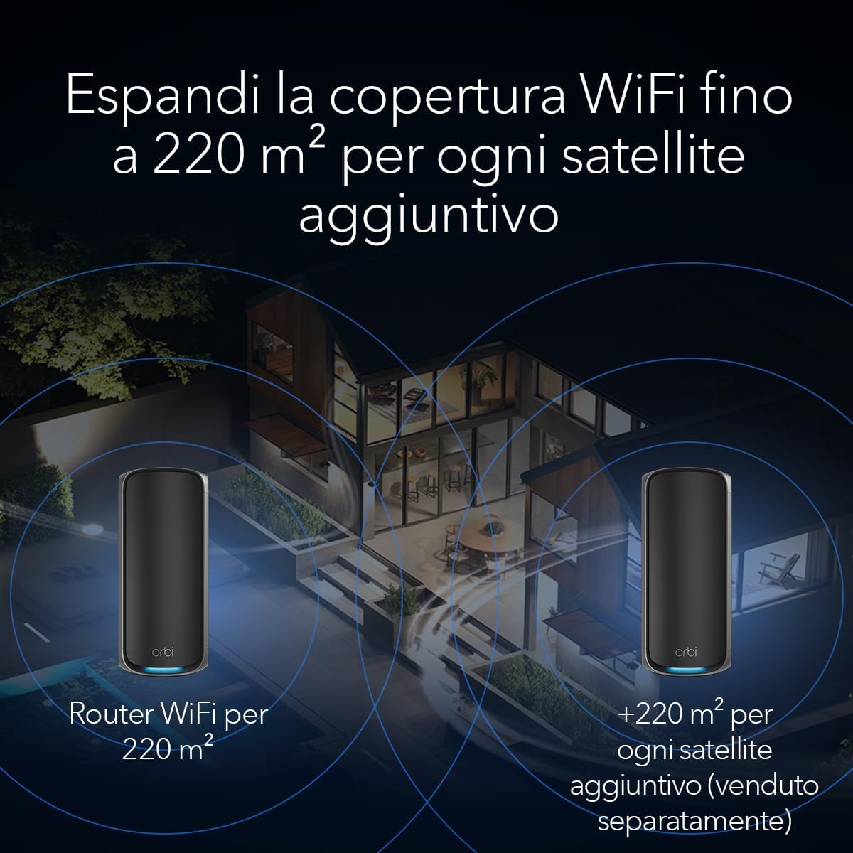 Detalle de NETGEAR Orbi Satellite RBE970 WiFi 7