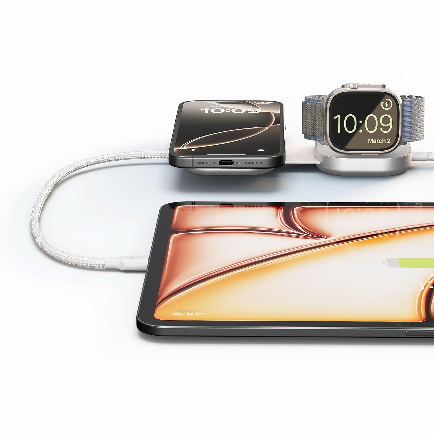 Thumbnail 5 de Zens Wireless Charging Cable Pro 3 : câble USB-C vers USB-C 1,5 m avec charge sans fil 15 W et compatibilité MagSafe/Qi2
