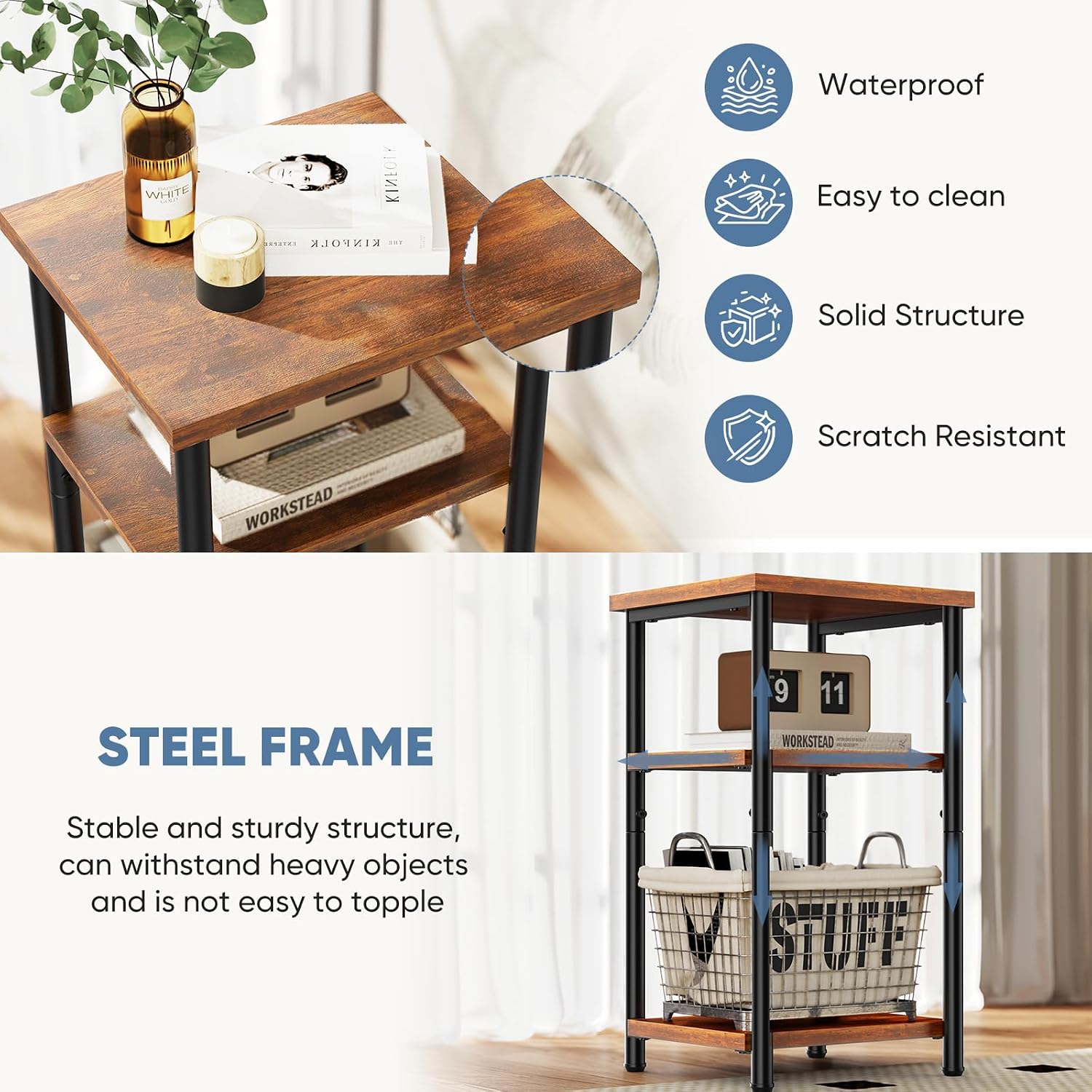 Thumbnail 3 de DUMOS 3-Tier Side Table