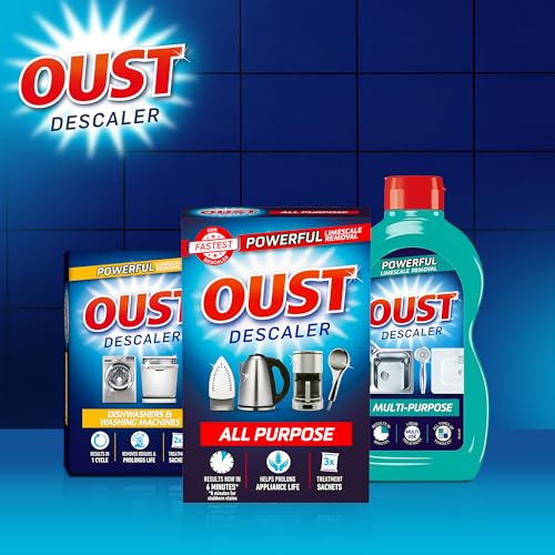 Thumbnail 6 de Oust Powerful All-Purpose Descaler (18 Sachets) for Kettles, Irons, Coffee Machines & Shower Heads