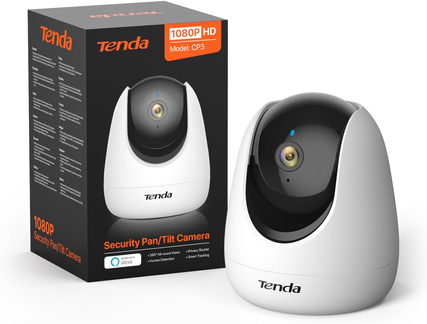 Detalle de Tenda CP3 V2.2 1080P WiFi interna