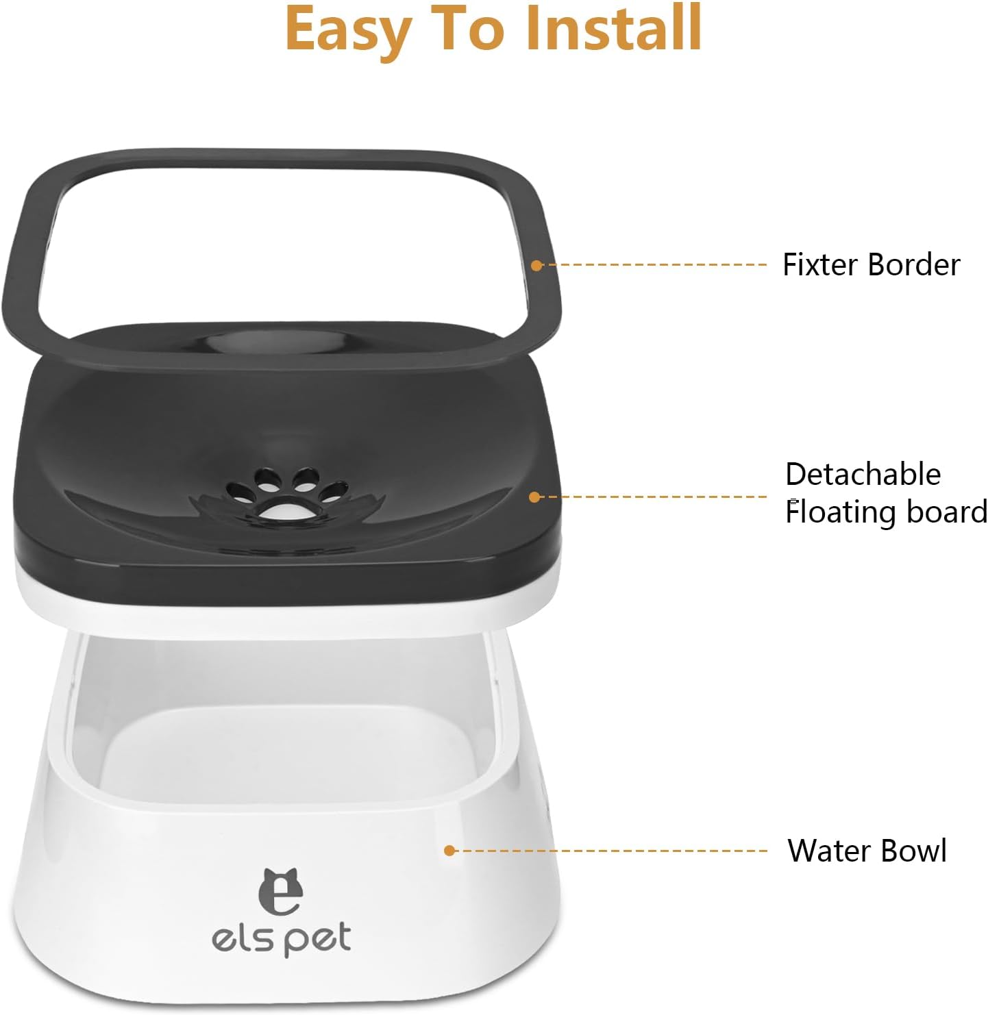 Detalle 2 de Non Spill Dog Water Bowl 1.5L