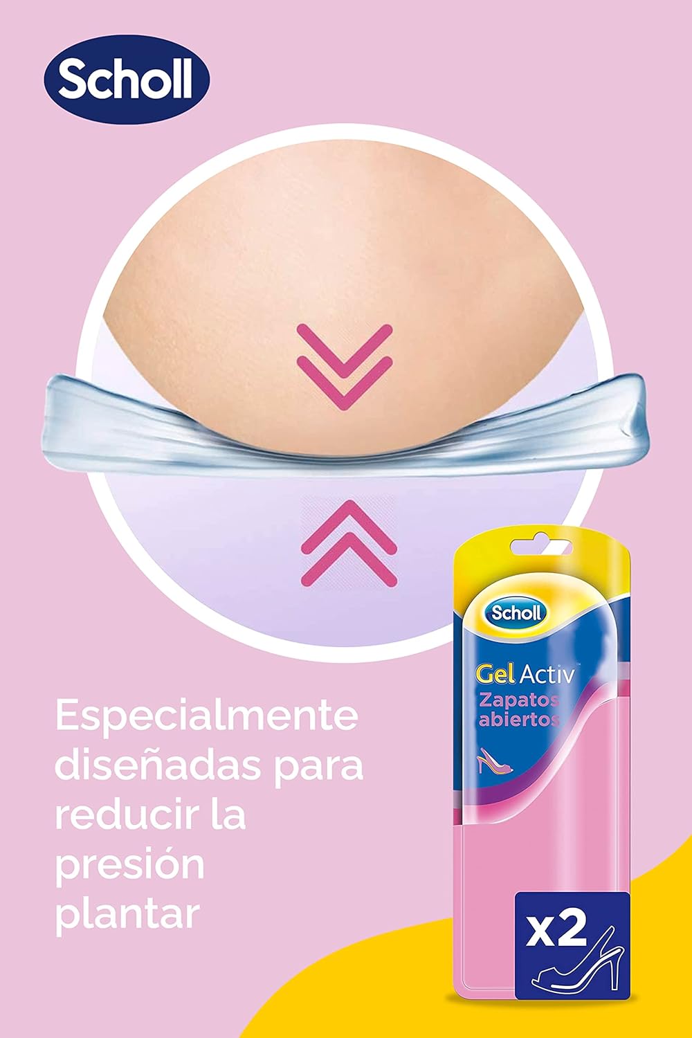 Detalle 2 de Scholl GelActiv plantillas gel para sandalias 35-40,5