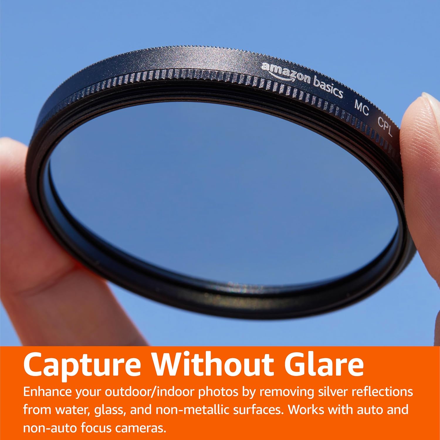 Thumbnail 5 de Amazon Basics 58 mm Circular Polariser Protection Filter for Deeper Colours and Glare Reduction