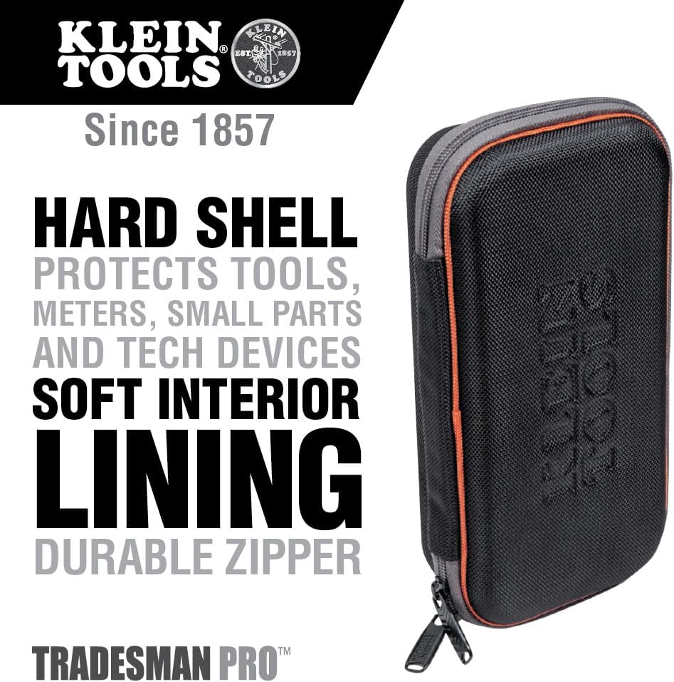 Detalle de Klein Tools 5189 – Custodia rigida Tradesman Pro Large (26,7 × 19,7 × 7 cm)