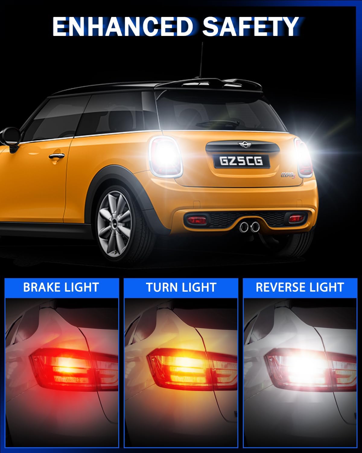 Thumbnail 6 de 7443 LED W21 5W bulbs, 1500lm