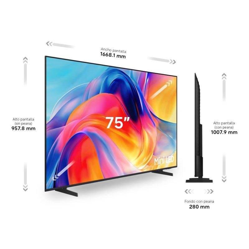 Detalle 2 de TV Samsung Mini LED TU75M73HAUXXC 75" 4K 120 Hz | HDR10+ y Vision AI