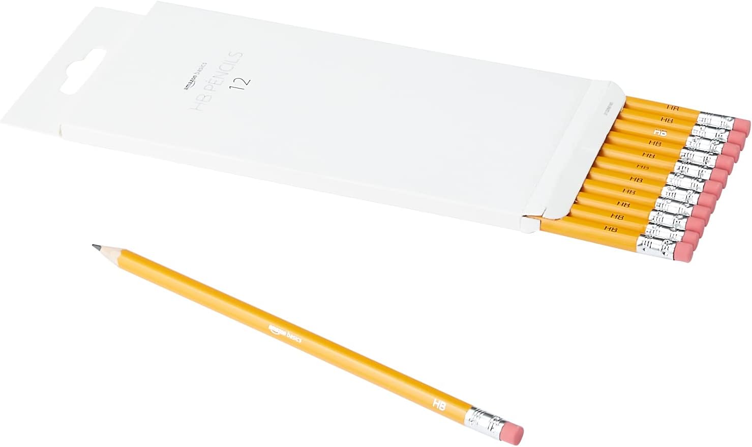 Thumbnail 6 de Amazon Basics Wood Cased Graphite #2 HB Pencils (Presharpened, No Smudge Eraser) – Pack of 150